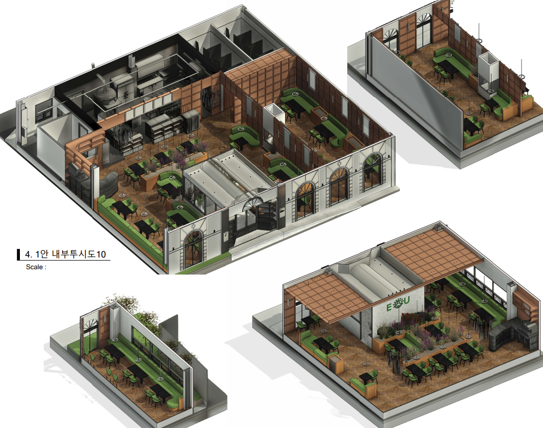 동대신동 건물주 이유 피자&파스타 프랜차이즈 설계 시안