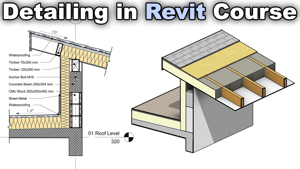 레빗 상세도작성. Detail in Revit - Revit Detailing MasterCourse [Callout, Drafting View, 3D Detail]